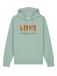 Watapparel Sweatshirt ' Love always wins ' mintgroen / gemengde kleuren