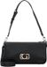 GUESS Circe Flap Shoulder Bag Black Zwart