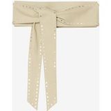 IRO Paris Neraday Ceinture Obi Beige Clous Taille : 70