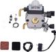 Holland Connections Jeu de carburateur en aluminium Bobine d'allumage Filtre à carburant pour STIHL FS80R FS85 FS80 HS80 HT75 HS75 HS85 KM85