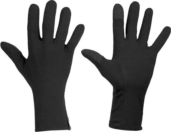 Icebreaker 260 Tech Gloves - Zwart - XL - Unisex - Met touchscreen tip