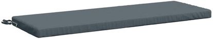 vidaXL Bankkussen SOEST 100% Polyester Blauw 120 x 40 x 5 cm