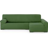 ECOMMERC3 Chaise longue-bankovertrek met lange arm rechts, universeel en veelzijdig - sofahoes, groen, eenvoudig aan te brengen, voor rugleuning, zitting en armleuningen
