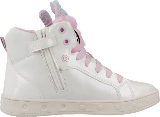 GEOX J SKYLIN Girl A Sneakers - Wit - Maat 33 - Meisjes