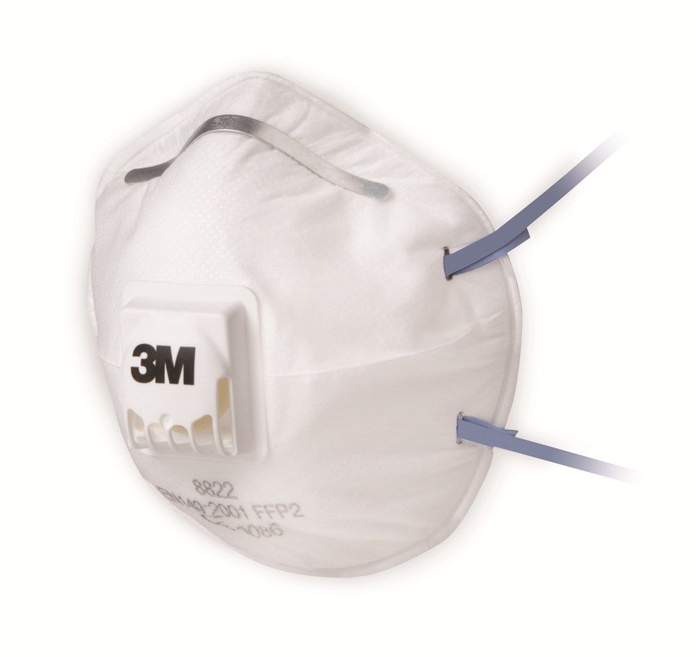 3M 8322 stofmasker FFP2 met ventiel