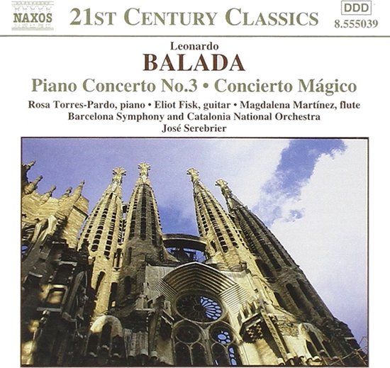 Outhere Naxos Rosa Torres-Pardo, Barcelona Symphony Amd Catalonia National Orchestra, José Serebrier - Balada: Concierto Magico | Piano Concerto 3 (CD)