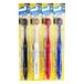 EBISU Premium Care Brosse à dents 7 rangées Moyenne 1 pc - Couleur aléatoire