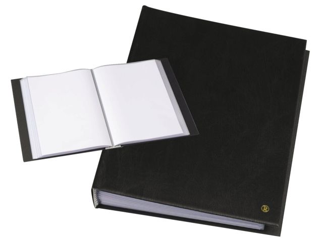 Rillstab Showalbum A4 - Zwart