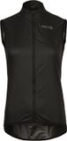 AGU Essential - Windbody - Fietsvest - Winddicht - Waterafstotend - Lichtgewicht - Ademende mesh achterzijde - Reflecterend - Dames - Zwart - XL