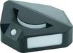Applique murale LED solaire d'extérieur avec capteur crépusculaire, 45 déclenchements, veilleuse, motif diamant
