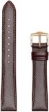 Hirsch Strap Osiris M Leer Bruin Unisex 16 mm