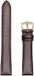 Hirsch Strap Osiris M Leer Bruin Unisex 16 mm