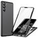 Samsung Coque Magnétique Samsung Galaxy S24 avec Verre Trempé - Noire