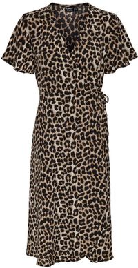 ONLY - ONLCALI LIFE S/S WRAP DRESS WVN NOOS - Dames - Maxi jurken