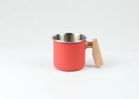 Truvii Kalas Emaille mok - camp mug drinkbeker - kalas serie - 400ml - kleur rood