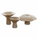 LOBERON Sierpaddenstoel set van 3 Safoura beige