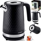 Berdsen BD-705 waterkoker 1,7l, zwart en zilver
