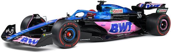 Formule 1 Solido Alpine F1 Team A523 #31 (Ocon) Monaco GP 2023 - 1:18