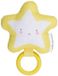 A Little Lovely Company Little Lovely Rammelaar Ster Junior 17 Cm Katoen Geel