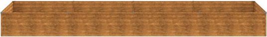 vidaXL Plantenbak verhoogd 387x100x36 cm cortenstaal