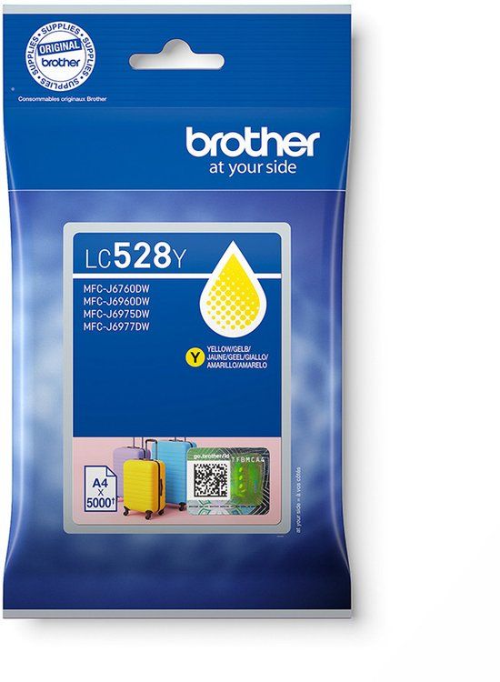 Brother LC528XLY Yellow Ink Cartridge