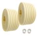 HIMRY KXD7002-2X Universele veiligheidsbuffer 4 m x 80 mm, zachte stootbescherming voor baby's en kinderen, sponskussen, kindveilig, soft-bescherming, anti-botsingsbumper, 2 x 2 m, crème