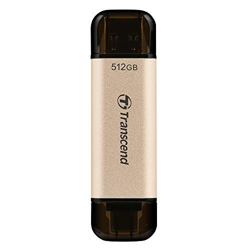 Transcend TS512GJF930C 512GB | JetFlash 930C Type-C USB Flash Drive | Met leessnelheden tot 420MB/s en schrijfsnelheden tot 400MB/s