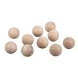 Rayher 6245400 ruwe houten ballen FSC100%, ongeboord, 18 mm Ø, SB-Btl 10 stuks