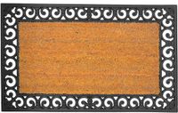 Merkloos Deurmat kokos - met rand 75x45 cm - antislip