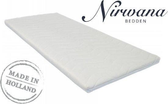 Nirwana Bedden 130x220 Topper - Dekmatras Nasa traagschuim 6 cm dik - Nirwana Bedden