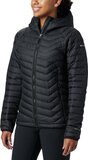 Columbia Powder Lite Hooded Jacket - Women's Black Puffer Jacket - Size S