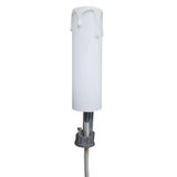 TIBELEC 706230 Kaars, diameter 24 mm, hoogte 8 cm, E14, wit