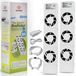 Icecat Ventilateur de radiateur, double jeu, automatique, silencieux, 3,6 W