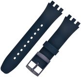 Inf Premium Siliconen Swatch Horlogeband Vervanging NavyBlue