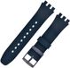Inf Premium Siliconen Swatch Horlogeband Vervanging NavyBlue