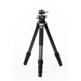 Leofoto - Ranger - Carbon statief voor camera's - Inclusief Balhoofd - Draagvermogen van 15kg - Uitschuifbare poten - Min. Hoogte van 17 cm tot een Max. hoogte van 171 cm - SC-324C+ Balhoofd LH-40