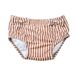 Slipstop Cognac stripe Luierzwembroekje m 3-6 mois