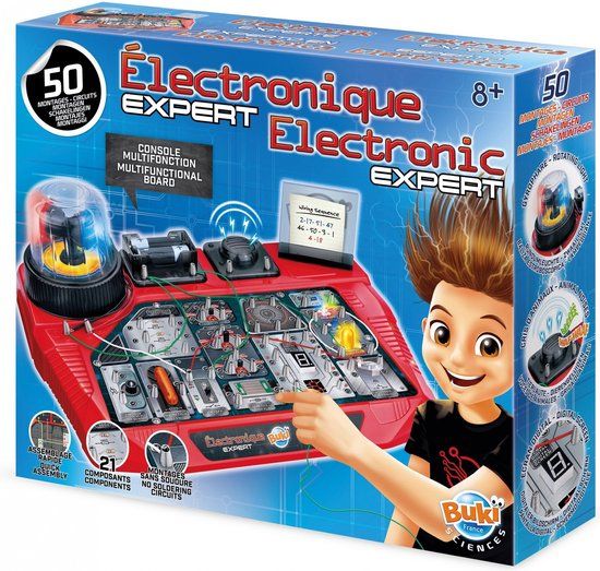 Buki France Buki Electronic Expert - STEM Speelgoed - Techniek - 8+ Jaar
