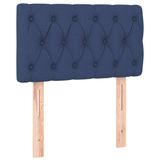 VidaXL Hoofdbord Blauw 80x7x78/88 cm Stof