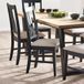 Julian Bowen Set van 2 Hilton eetkamerstoelen