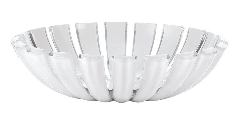 Guzzini Grace Eetschaal - Rond - 25cm - Wit/Transparant