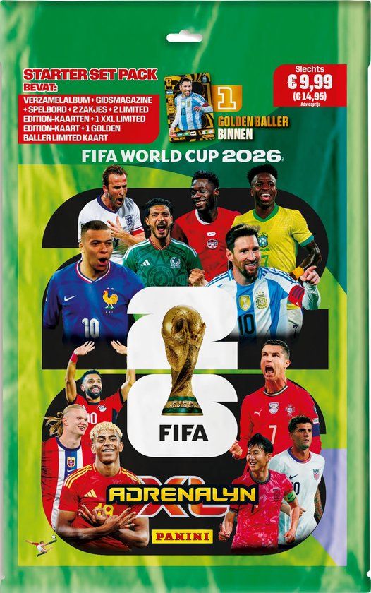 Panini Adrenalyn XL 2026 Starter Pack Kaarten Binder