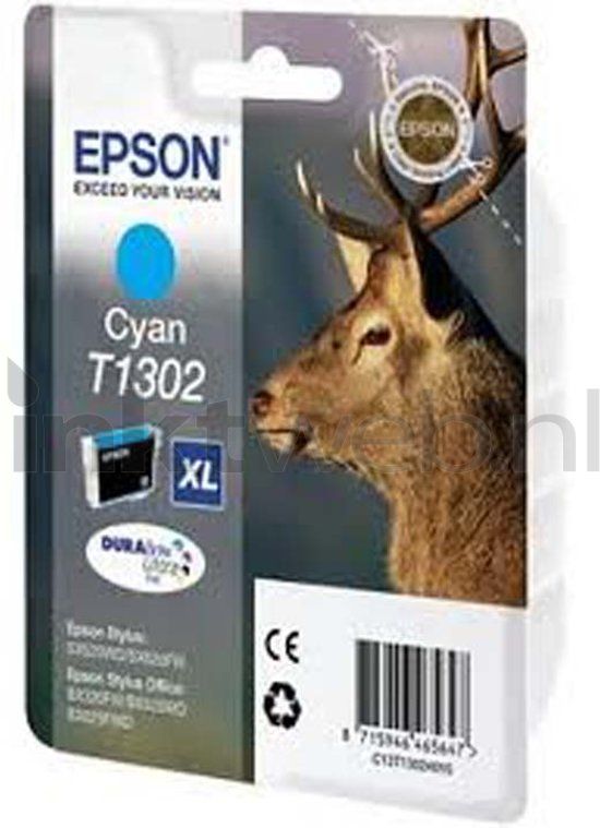 Epson T1302 - Inktcartridge / Cyaan - 3663361603142
