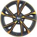 MAM WHEELS MAM RS6 noir mat cuivre avant 8.5Jx19 5x108 ET45