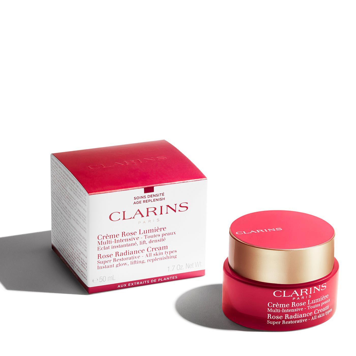 Clarins Rose Radiance Cream - Day Cream - 50ml - Anti-Aging - For Women