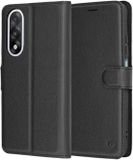Techsuit Hoesje geschikt voor OnePlus Nord 5 - Leather Folio Book Wallet Case - Zwart