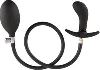 You2Toys Inflatable Anale Plug Zwart/Zilver 8,0 cm
