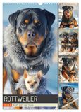 Rottweiler. Calvendo Rottweiler. Kraft, Herz und Treue (Wandkalender 2027 DIN A3 hoch), CALVENDO Monatskalender