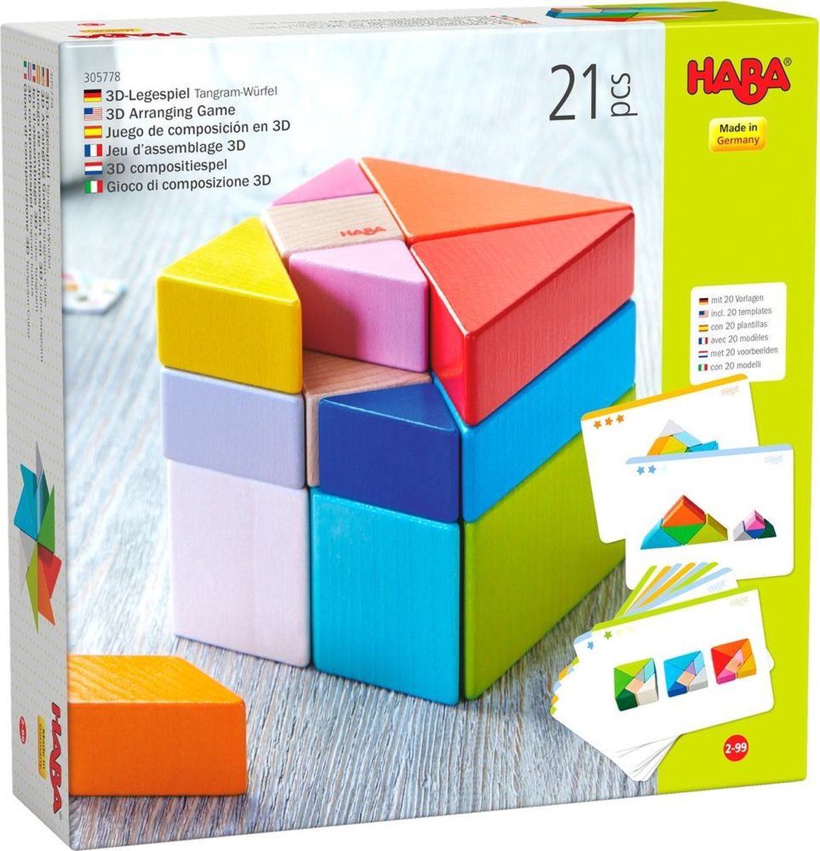 Haba 3D Tangram Kubus - Hout - 2021