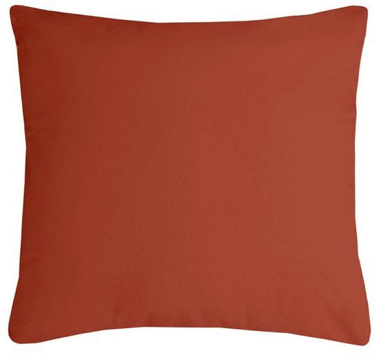 Stof Textile sierkussen Nelson - terracotta - 40 x 40 cm